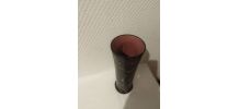 Vase en bambou Vintage peint Art-deco