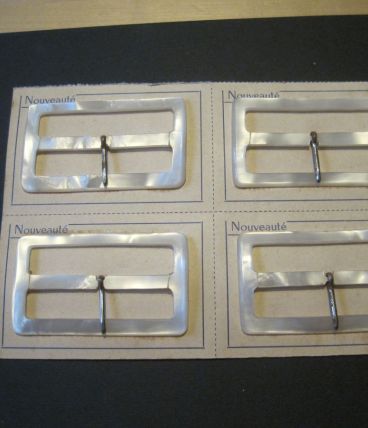 4 boucles de ceinture ancienne en bakélite années 30