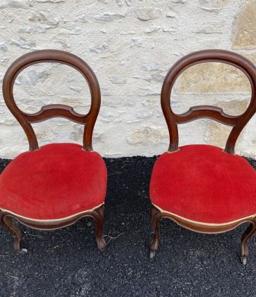 Paire de chaises Napoléon III