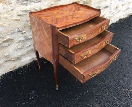 commode marqueterie fleurs