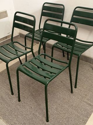  Set de 4 chaises Tolix vintage