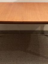  Table extensible danoise en teck clair 1960