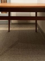  Table extensible danoise en teck clair 1960