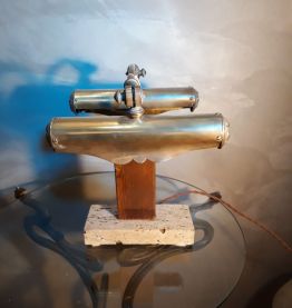 lampe de bureau  laiton  ( notaire)  1920  a30  art deco  av