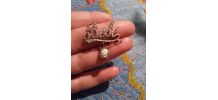 Broche vintage en argent 