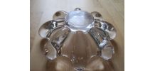 cendrier en cristal des années 1960 poids 1 kg 600 vintage 