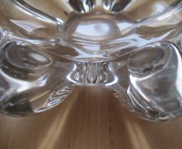 cendrier en cristal des années 1960 poids 1 kg 600 vintage 