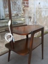 Lampadaire table d'appoint 1960