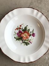 Série de 6 assiettes - en  faience
