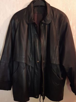 Manteau en cuir