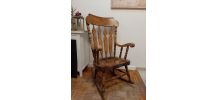 Rocking chair chêne massif