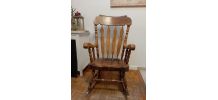 Rocking chair chêne massif