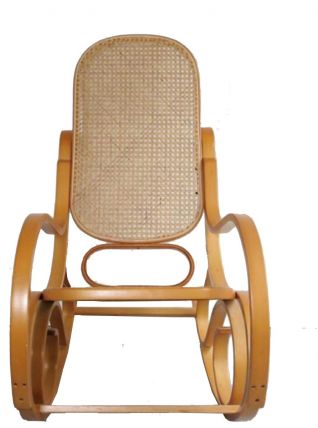 Rocking Chair en Rotin