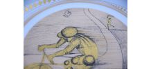 Assiette Salvador Dali Deportes Cyclisme (ciclismo)