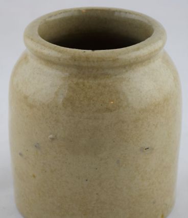 Pot à moutarde ancien en grès