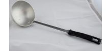Louche aluminium manche plastique noir
