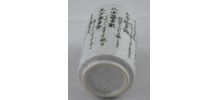 Vase cylindrique motifs chinois