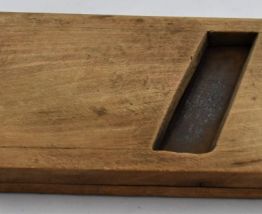 Râpe mandoline ancienne en bois