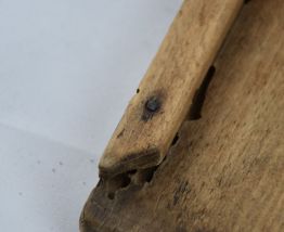 Râpe mandoline ancienne en bois