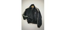  Veste Bomber Noir Blanc Vintage Firebird Run DMC 