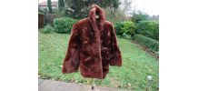 Veste fourrure véritable Mouton doré 1955 aucune usure parfa