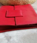Pochette en cuir