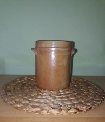 Pot à sel en grés émaillé 