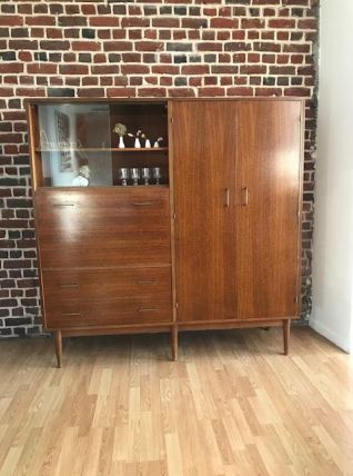 Armoire secrétaire années 50 