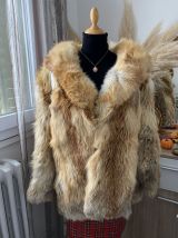 Manteau en fourrure au Renard Bleu