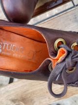DERBIES CUIR TALONS BOBINES ESPRIT VINTAGE
