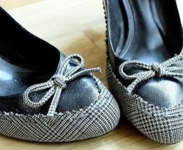 ESCARPINS MOTIF PRINCE DE GALLES ESPRIT VINTAGE