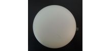 Plafonnier en opaline mat