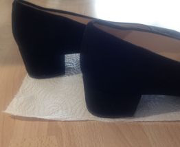 CHAUSSURES NOIRES EN DAIM