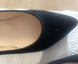 CHAUSSURES NOIRES EN DAIM