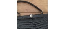 Sac à main Vintage cuir de crocodile années 50-60