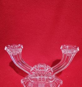 Bougeoir en verre 