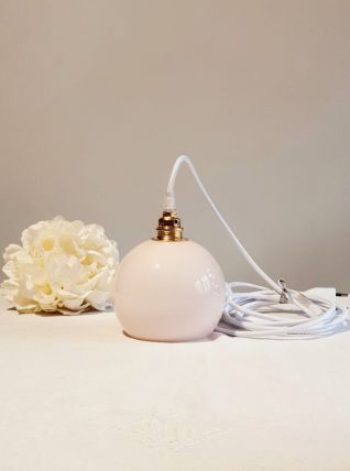 Baladeuse globes opaline vintage 