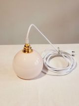 Baladeuse globes opaline vintage 