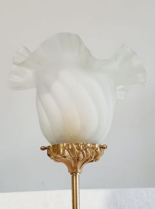 Lampe à posé tulipe vintage 