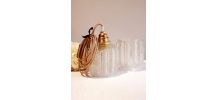 Baladeuse globes verre vintage 