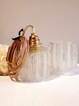 Baladeuse globes verre vintage 