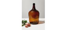 Dame jeanne ambrée 5 litres vintage 