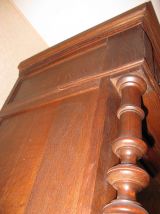 armoire/vitrine chêne massif