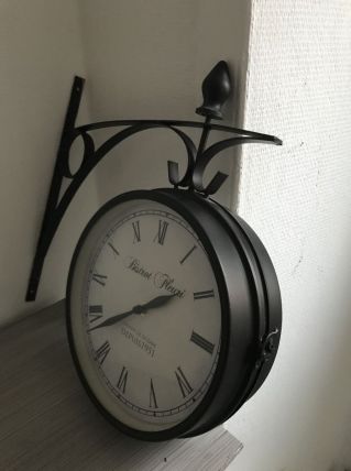 Horloge type bistrot