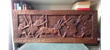 Panneau en bois sculpté - Artisanat africain