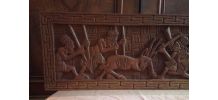 Panneau en bois sculpté - Artisanat africain