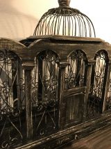 Cage patinée ancienne 