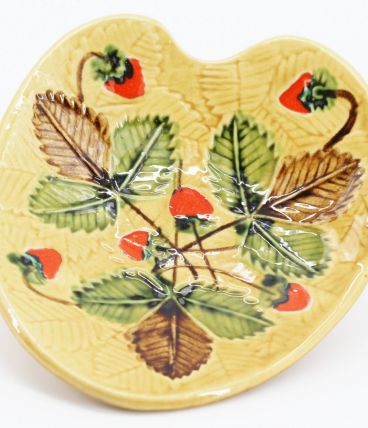 Vide poche en céramique fraises