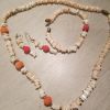 Parure collier coquillage 