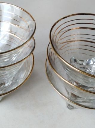 6 Coupes à dessert 